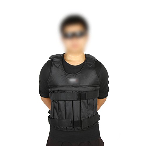 Adjustable Max Loading 20kg Weighted Vest Weight Jacket Exercise Boxing Training Waistcoat Invisible Weightloading Sand Clothing - Thumbnail 6