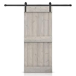 28 in. x 84 in. Mid-Bar Series Silver Gray Stained