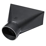 POWERTEC 70151   Dust Hood Rectangular Funneled Shape, 4-Inch By 10-Inch