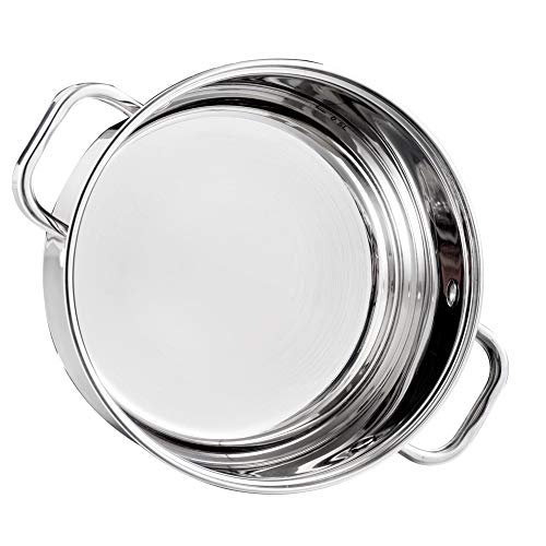 Velaze Cookware Sets, 8 Piece Stainless Steel Pots and Pans Sets