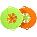 Maconee Multi-Purpose Spill Stopper, Boil Guard for Over-Boiling, Silicone Pot Pan Lid Cover, 12.6 inch, BPA free