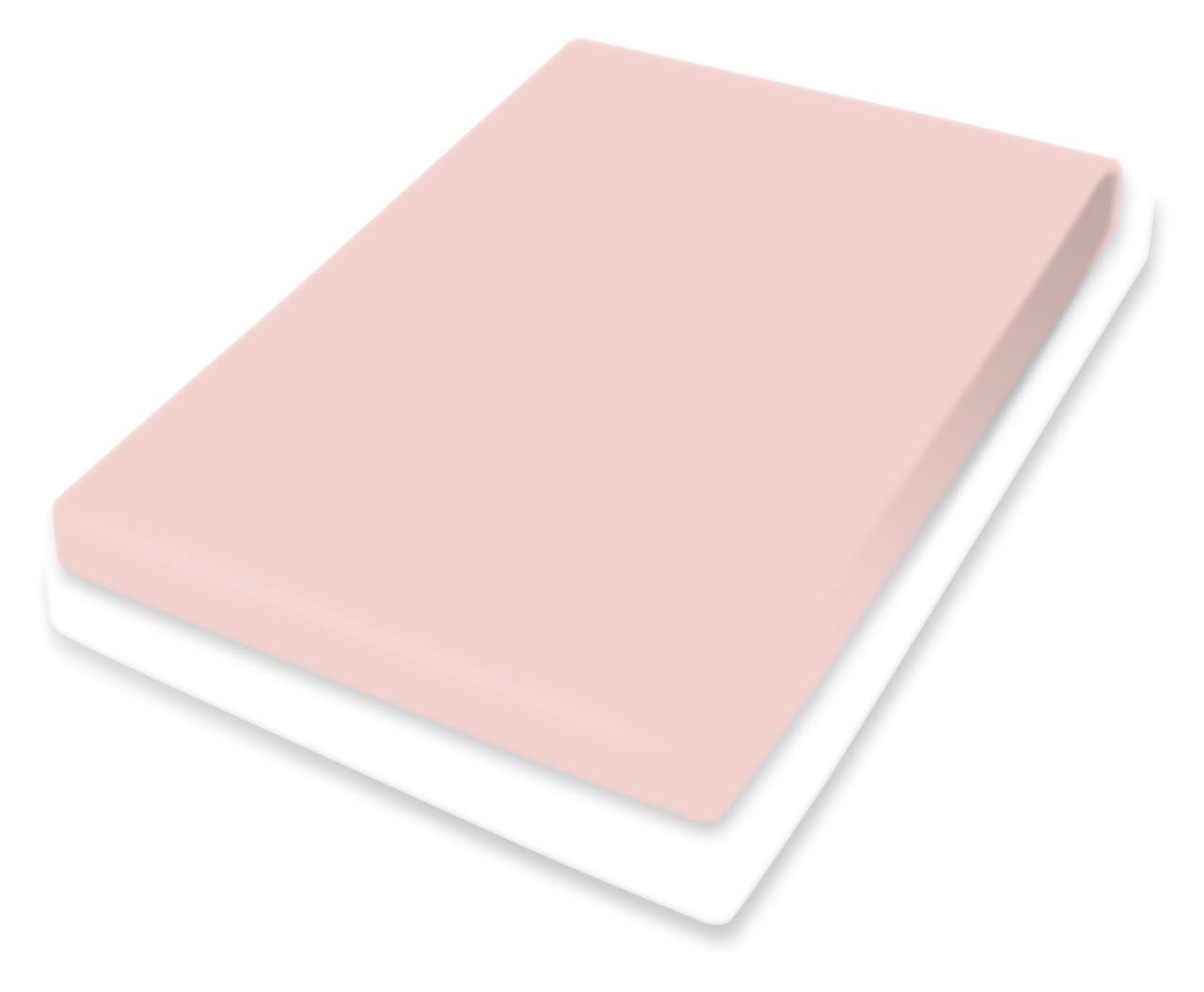 Bassetti Fitted Sheet, Cotton, Rose, 140x200 160x220