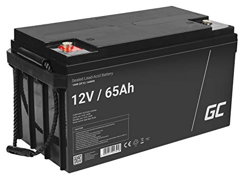 Green Cell AGM Akku 12V 65Ah VRLA Bleiakku für Wohnwagen und Photovoltaik