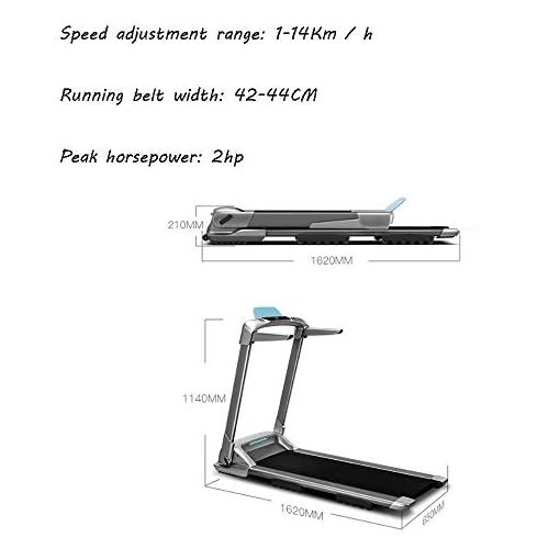 LC_Kwn Treadmill Household Multifunctional Small Indoor Tablet Simple Folding Mute, Intelligent Voice Control,Size… - Image 3