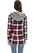 Bearsland Women's Maternity Breastfeeding Shirt Nursing Sweatshirt Hoodie Red