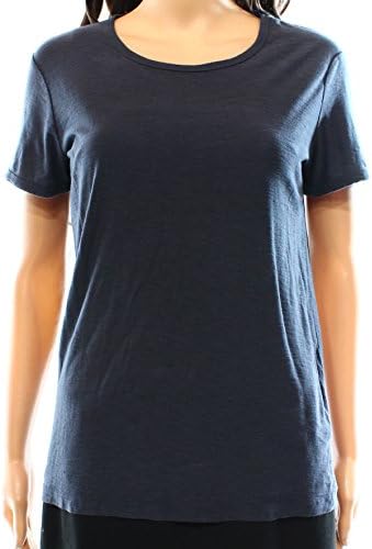 Standard James Perse Tita Women's Medium Solid Tee T-Shirt Blue M