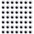 DECORA 1000pcs 7mm Wiggle Googly Eyes with Self-adhesive for Scrapbooking DIY Crafts Toy Accessories
