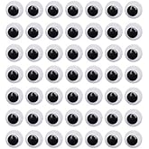DECORA 6mm Round Wiggly Toy Eye with Self-adhesive 1000 Pieces