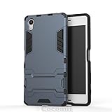 Cocomii Iron Man Armor Sony Xperia X Case New [Heavy Duty] Premium Tactical Grip Kickstand Shockproof Hard Bumper [Military Defender] Full Body Dual Layer Rugged Cover for Sony Xperia X (I.Black)