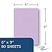 ROARING SPRING Enviroshades Colored Steno Books, 4 Pack of Memo Pads, Recycled Orchid Paper, 6