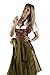 Dirndl Womens 3-Piece Dirndl with Floral Embroidery