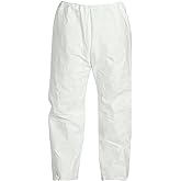 DuPont Tyvek 400 Disposable Protective Pant with Elastic Waist, White, X-Large, 50-Pack