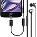 Moto Z Type C to 3.5 mm Headphone Jack CONMDEX USB C Adapter for Type C port to 3.5 mm Audio Jack Motorola Moto Z Earphone Cable Adapter