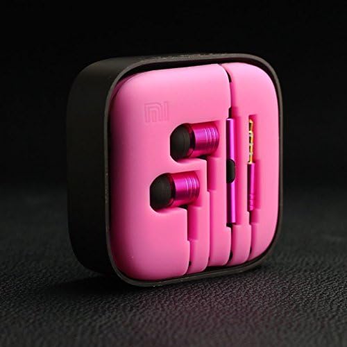 Luxury Headset, Super Strong Braided, with strong wired . In-Ear Earphones , Innovative design. comes with 6 different ear size in Fancy Box (Rose)