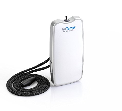 AirTamer A310 |Personal Rechargeable and Portable Air Purifier | Negative Ion Generator | Purifies Air Eliminating Germs, Dust, Viruses, Bacteria, Allergens, Mold, Odors, and More | White