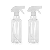 Hyshina Heavy Duty Clear Plastic Spray Bottles