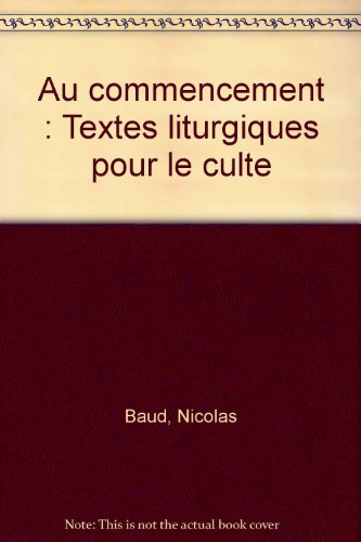 Au commencement