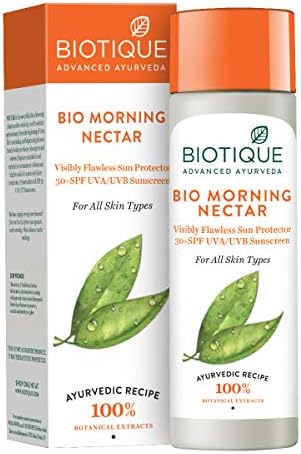 biotique morning nectar with spf