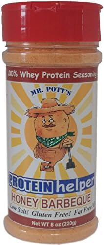 Mr Potts Protein Helper – (2pak) The only 100% Protein Seasoning - Geat for Diabetics, High Blood Pressure NO SALT ADDED, SODIUM FROM PROTEIN & HERBS ONLY!, GLUTEN FREE, 8 Flavors