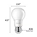 Philips LED Basic Frosted Non-Dimmable A19 Light Bulb - EyeComfort Technology - 800 Lumen - Soft White (2700K) – 8.5W=60W - E26 Base - Old Version - Indoor - 8-Pack