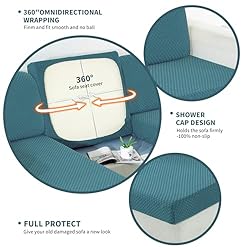 YEMYHOM Stretch Individual Cushion Covers Sofa