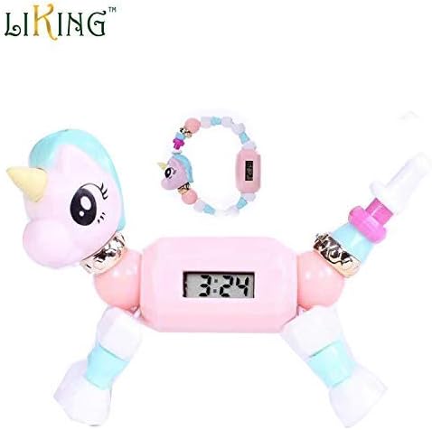TwistyMagicPets Magic Bracelet Magic Pets Time ELF Magic Bracelet - Magic Bracelet Magic Pets Backbag Accessory Necklace Hair Decoration for Kids (Unicorn