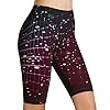 Inaayayi Hoge taille Yoga Shorts Neon Grid Lines Creative Art vrouwen Biker Shorts Tummy Control Fitness Atletische…