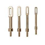 Tipton 554428 Solid Brass Slotted Tip Gun Jag for Rifle/Handgun (Set of 4)