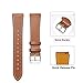 for Fossil Gen 4 Q Venture HR Women Bands,ViCRiOR Softer Genuine Leather Quick Release Strap Replacement Wrist Watch Band for Fossil Gen 4 Q Venture HR/Gen 3 Q Venture, Brown