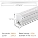 LED LED High Bay Light, 4FT, 2200lm, 5000K (Super Bright White), 20W, Utility Shop Light, Ceiling Light, Corded electric with built-in ON/OFF switch
