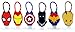 MARVEL 6-Pack Hero Combo Official Licensed Bac-Pac Buddies Hand Sanitizer Travel Size Scented Gel On-the-Go Bottles