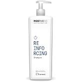 FRAMESI Morphosis Reinforcing Shampoo, Growth &amp; Thickening, 33.8 Fl Oz | Tri-C-Peptides &amp; Apple Stem Cells, For Thinning Hair &amp; Oily Scalps, Removes Sebum &amp; DHT, Vegan, Color-Safe, Sulfate-Free