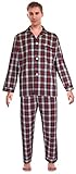 RK Classical Sleepwear Men's Woven Pajama Set,