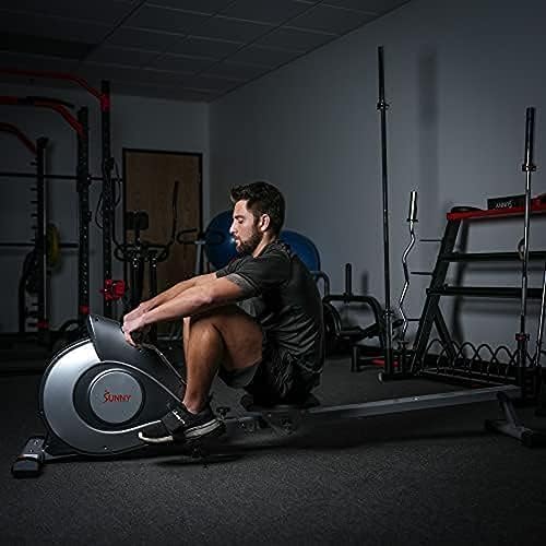 Sunny Health & Fitness Rowing Machine Rower with 8Level