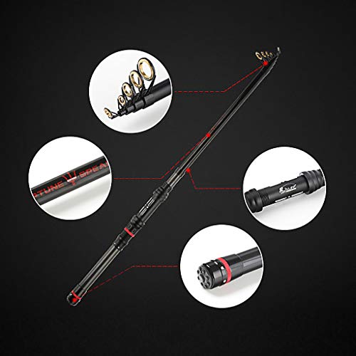 Outdoor Fishing Rod Straight Shank Lure Rod Freshwater Seawater Pole (B)