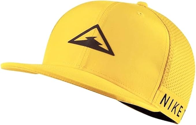 Nike Pro Trail Dri-Fit Strapback Running Trail Hat Cap (Yellow, One Size Unisex) at Amazon Menâs 