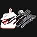 26 PCs Camping Cookware Kitchen Utensil Organizer Travel Set,Portable BBQ Barbecue Camp Cookware Utensils Kit,with Cutting Board, Rice Paddle, Tongs, Scissors, Knife,Carry Bag，Spoons，6 Seasoning Bottlthumb 2