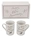 60th Diamond Anniversary Gift Boxed Porcelain Mugs By Haysom Interiors