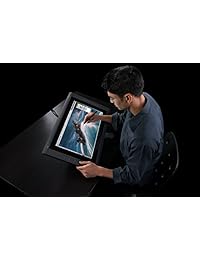 Pantalla interactiva con bolígrafo Cintiq de Wacom, de 13 pulgadas y alta resolución (DTK1300), Negro