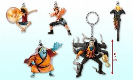 Amazon One Piece ワンピース スーパーエフェクトフィギュアキーホルダー Vol 1 全5種セット ルフィ エース サンジ ジンベイ クロコダイル フィギュア ドール 通販