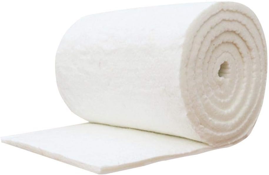 LeKing Ceramic Fiber Insulation Blanket, Aluminum Silicate Needle Blanket, High Temperature Boiler Insulation Cotton, Fireproof Cotton Blanket for Wood Stoves, Fireplaces