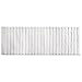mDesign Soft Microfiber Non-Slip Bathroom Mat/Rug Set for Vanity, Bathtub/Shower, Dorm Room - Set of 3, White