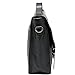Zebella Vintage Pu Leather Briefcase Shoulder Business Laptop Messenger Bags Tote for Men - Black