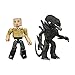 Diamond Select Aliens Minimates Series 3 2 inch Mini Figure - Dress Uniform Lt. Gorman and Attacking Alien Warrior