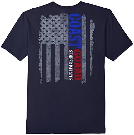 Men's funny coast guard shirt Medium Navy