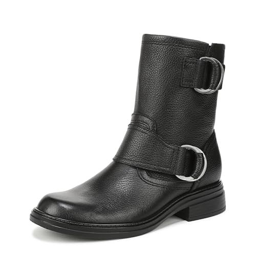 Naturalizer Women's Optimus Fashion Boot Black Leather 5.5 M at Amazon