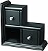 Victor Midnight Collection Reversible Book End, Black (VCT89015)