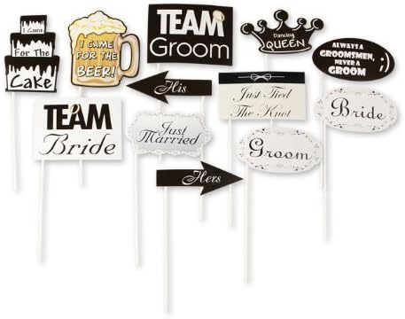 Wedding Props on a Stick,12 per pack