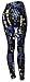VIV Collection Plus Size Print Fashion Leggings, Artistic Splash