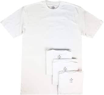Cotton Crew Neck Undershirt, White 